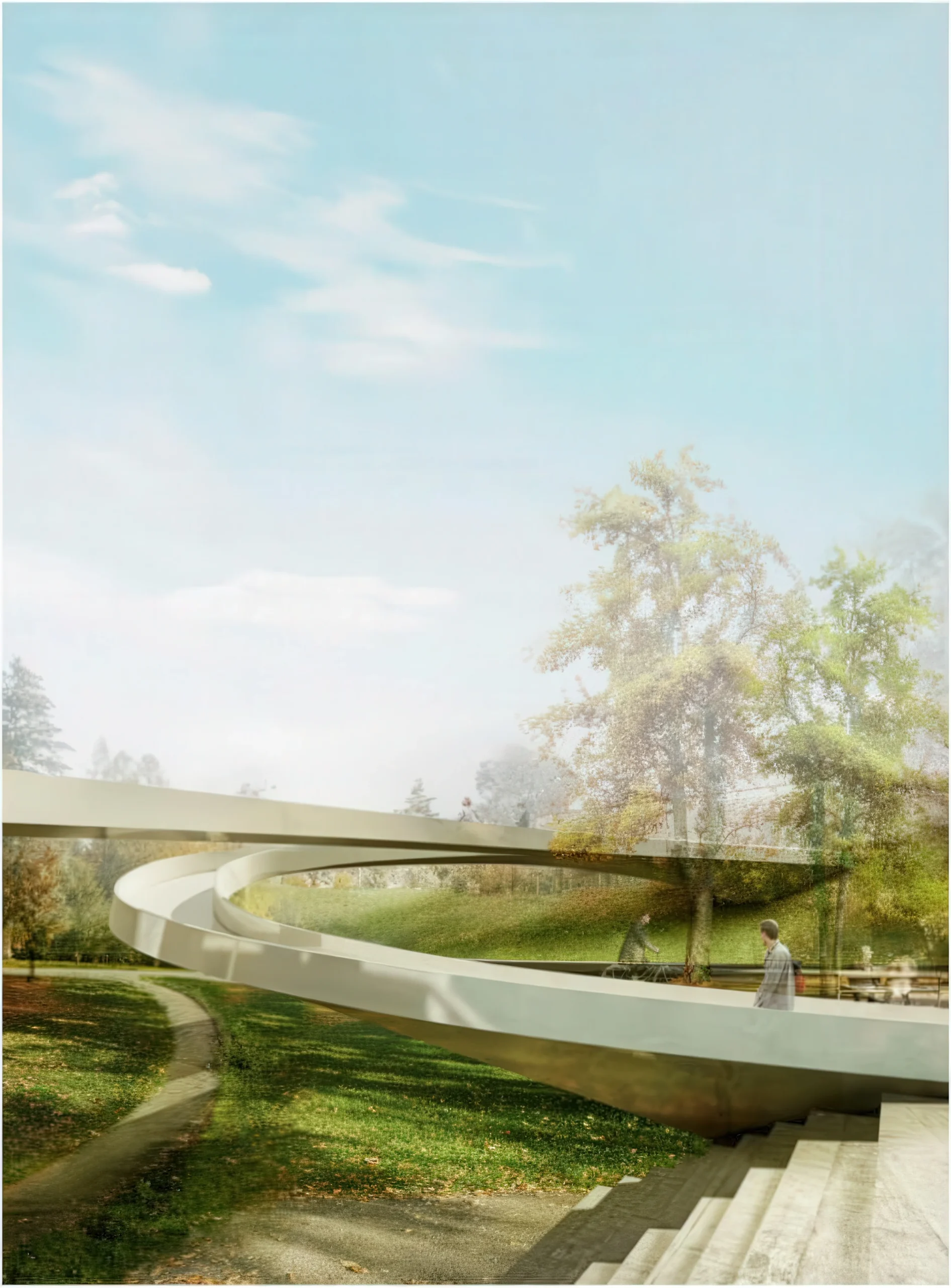IST脚手架 / IST Footbridge | RCR 建筑事务所