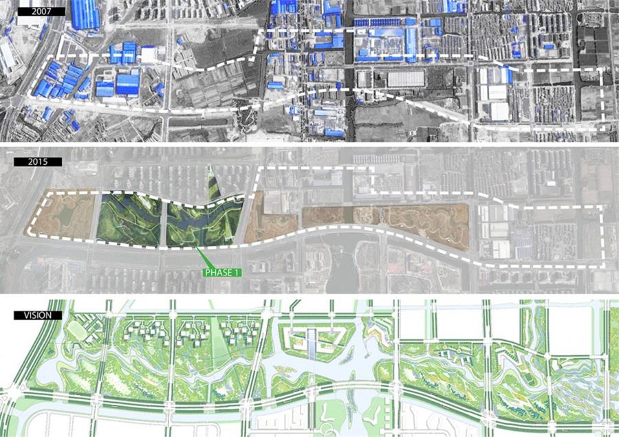 2016 ASLA 通用设计类荣誉奖: 从棕地到公园，宁波生态走廊 / SWA