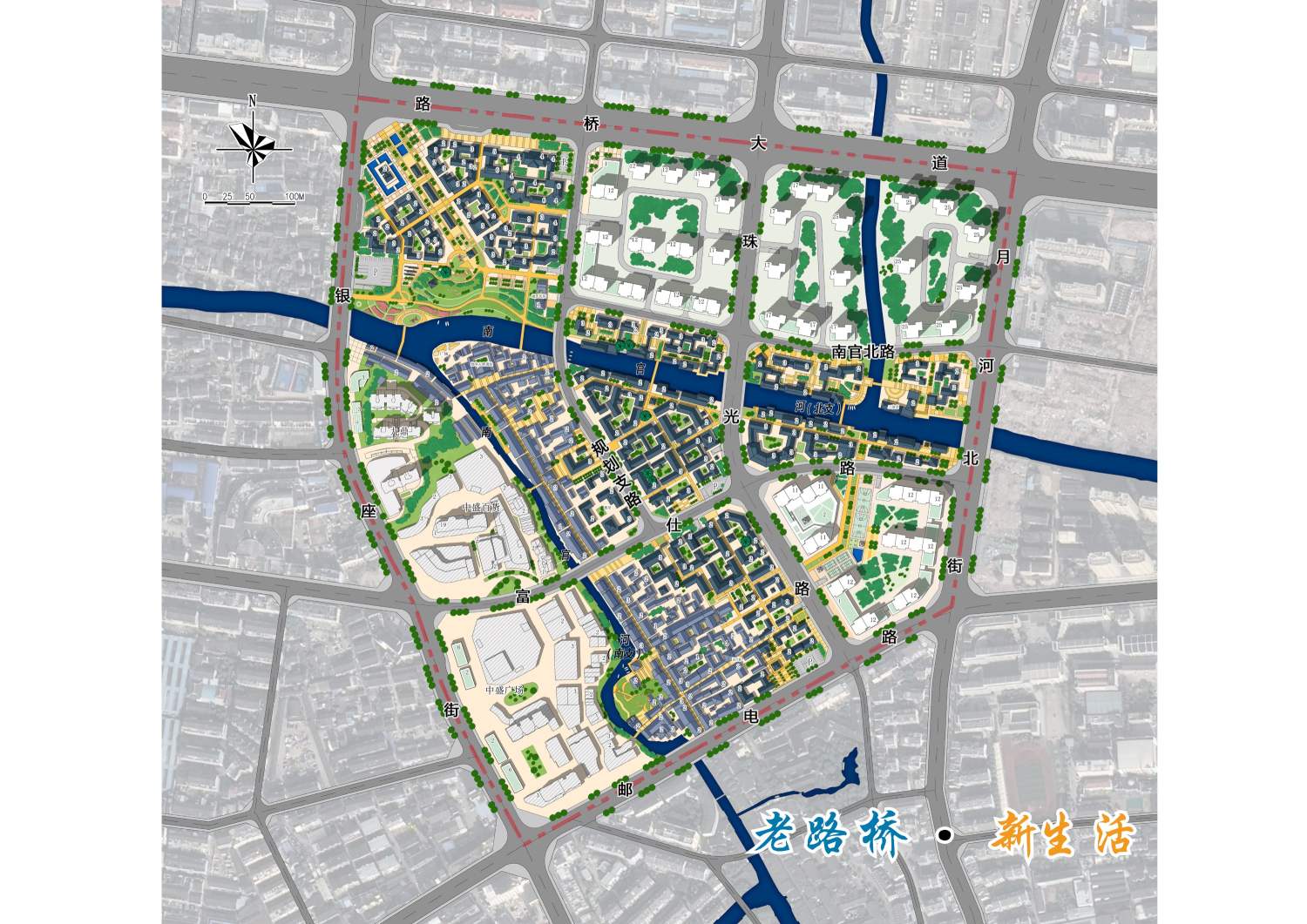台州市路桥区十里长街区块详细城