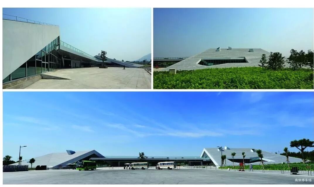 建筑体量与山体关系