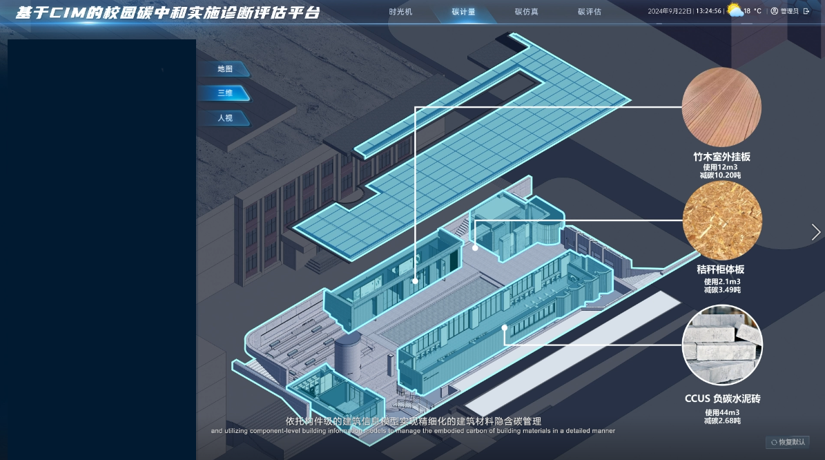 CIM中的清绿零碳空间板块