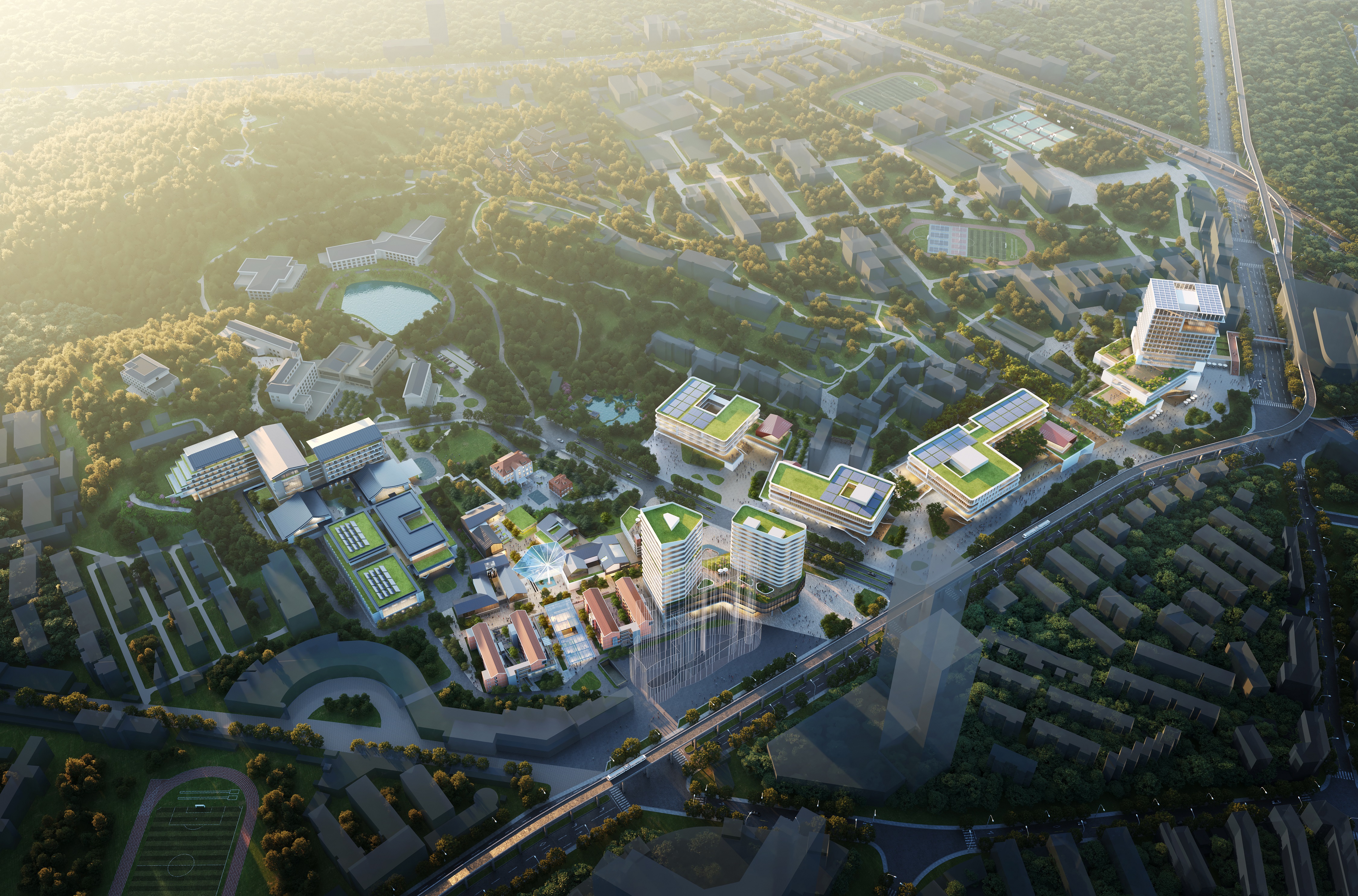安徽示范大学西门地块改造项目和凤凰山铁山巷二期项目规划建筑设计