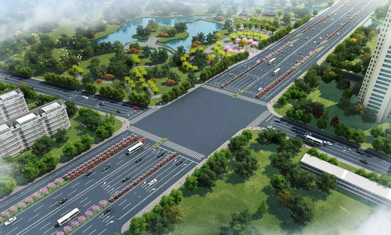 昆山市绿地大道（常发路~巷浦路）改造工程