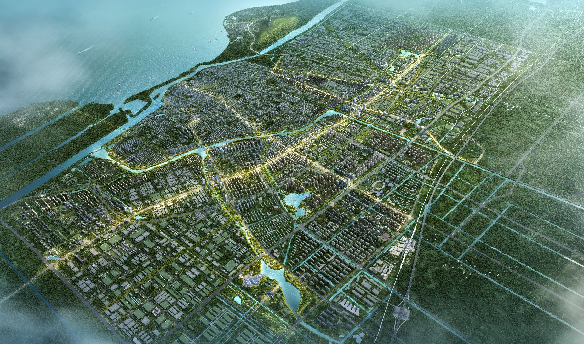 高邮市总体城市设计