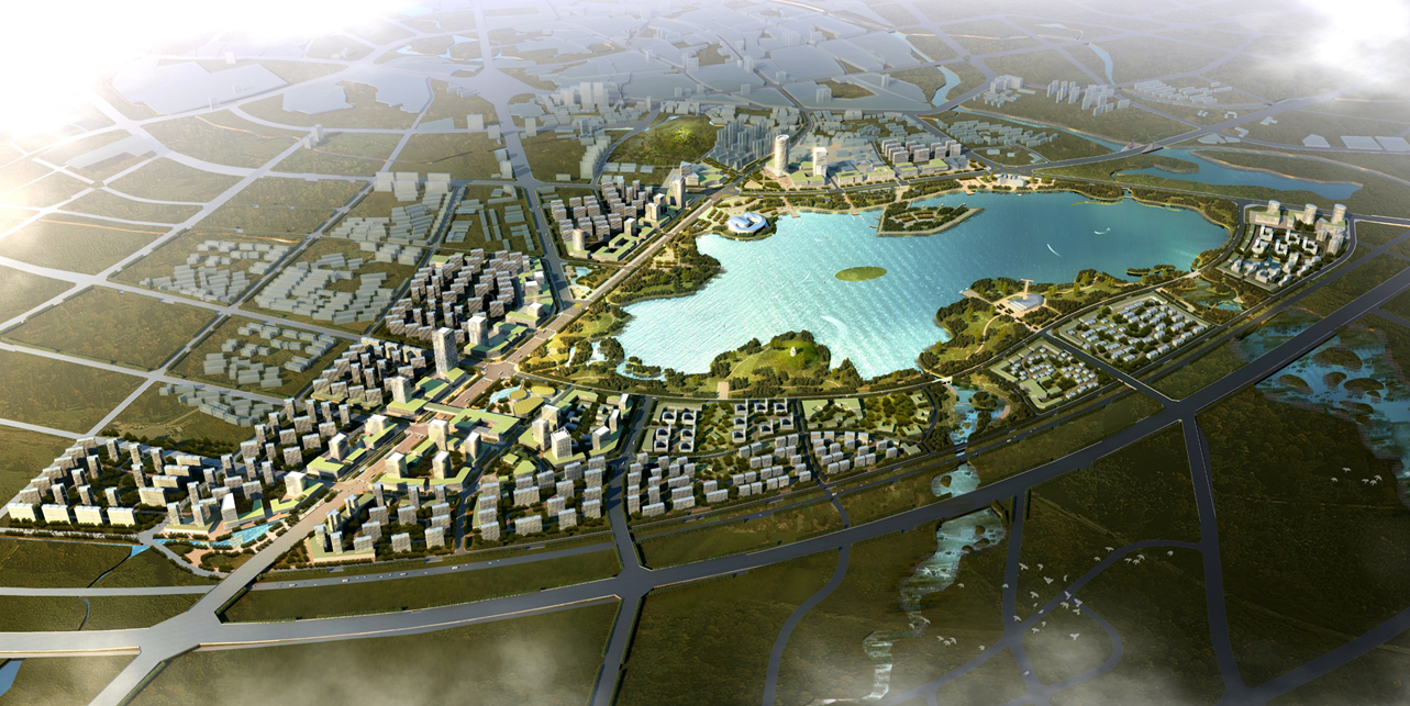安徽宣城市宛陵湖环湖地段城市设计