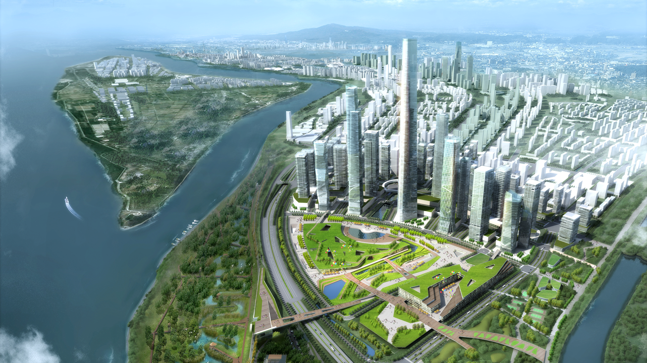 南京河西南部鱼嘴地区核心区城市设计