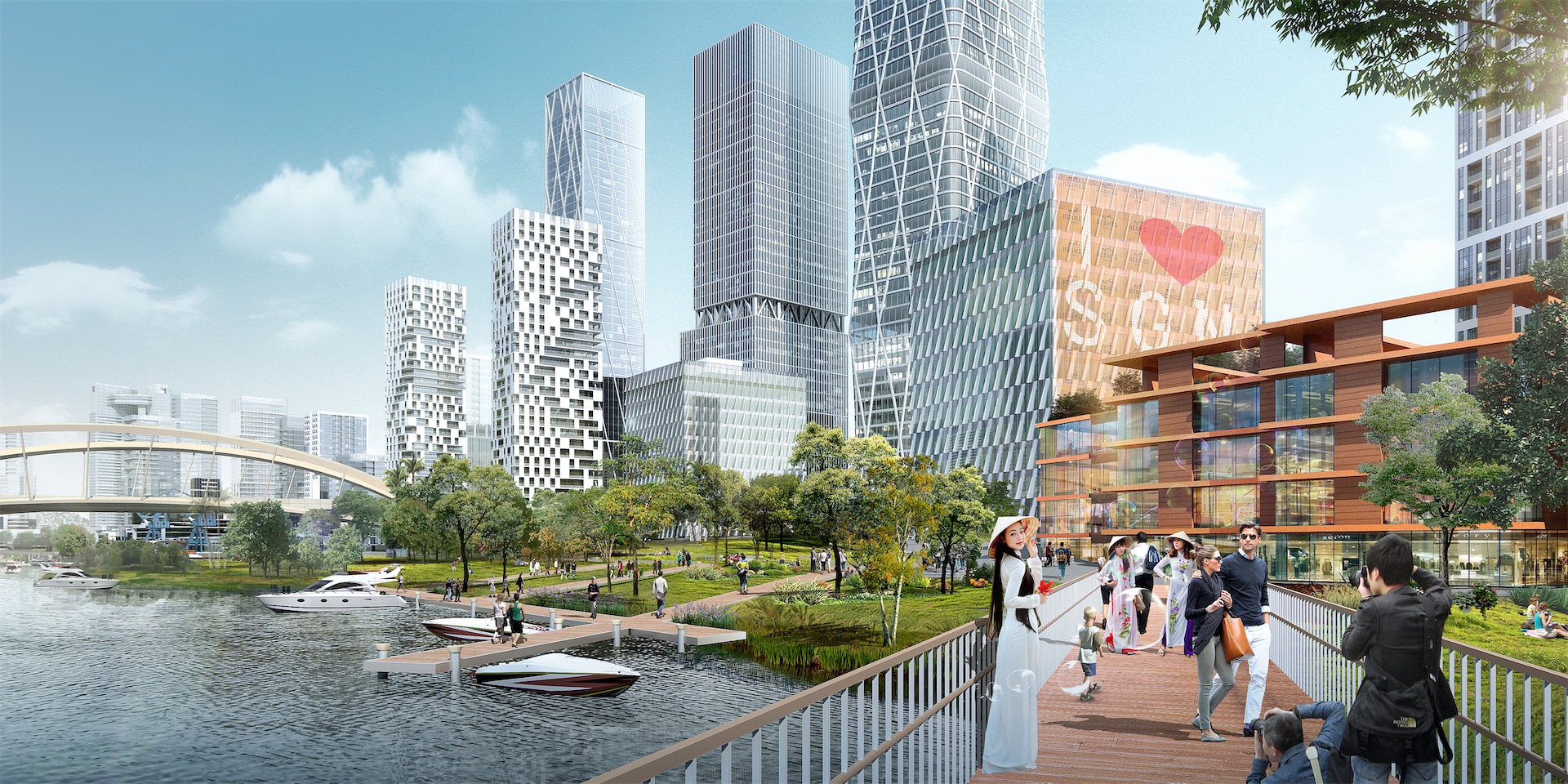 越南西贡港-阮必成国际复合社区项目城市设计