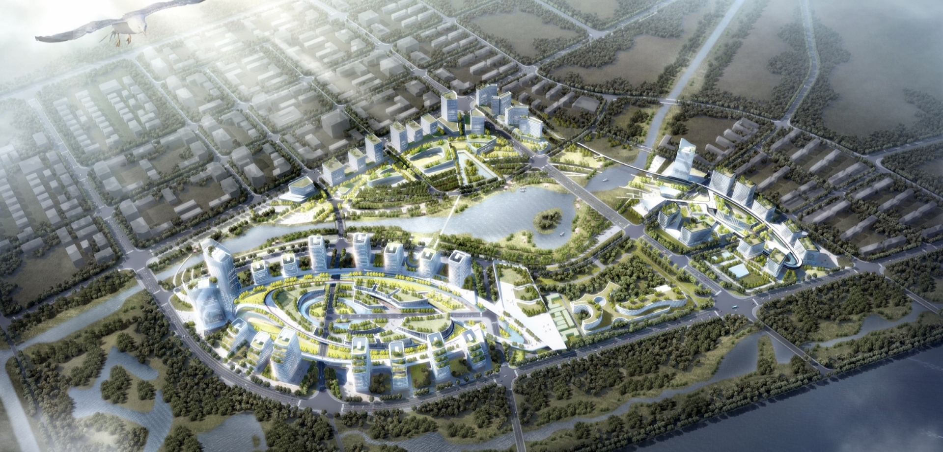中国(上海)自贸区临港新片区“信息飞鱼”全球数字经济创新岛城市设计