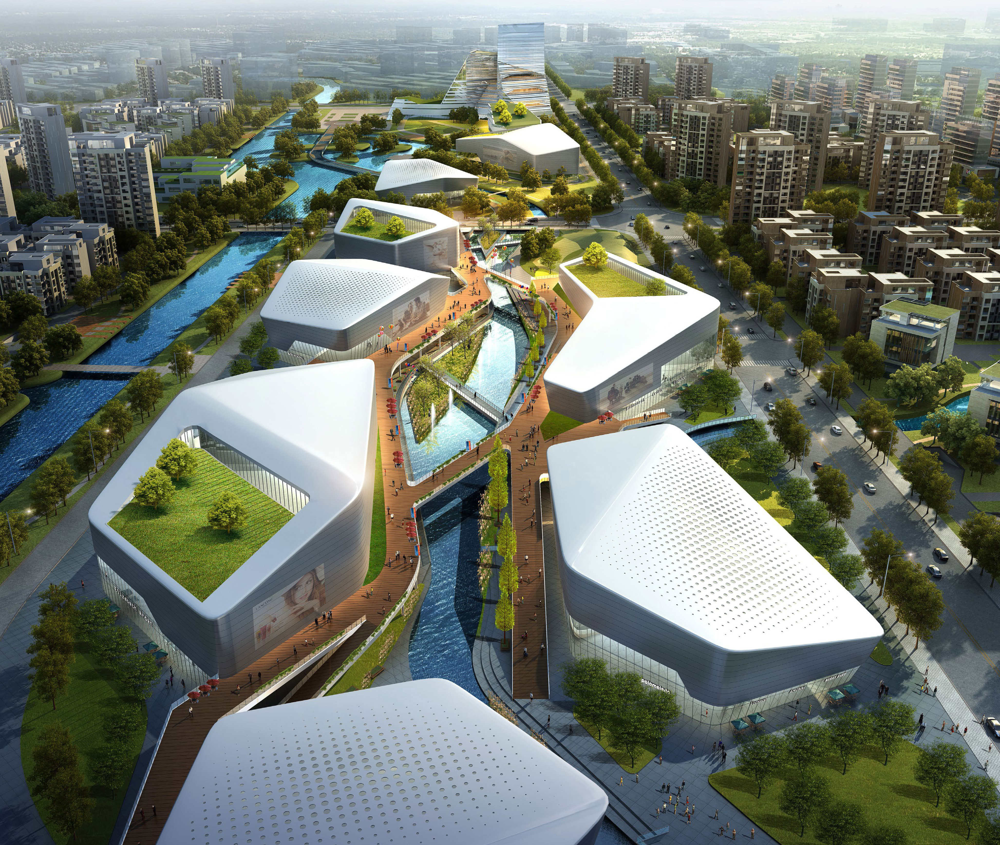 上海浦东新区临港新城NHC10302地块城市设计