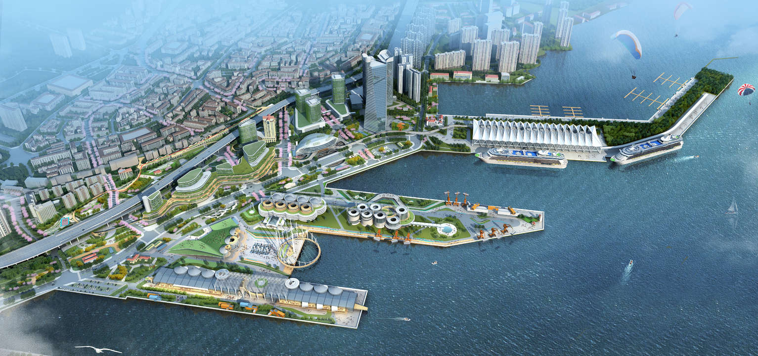 青岛国际邮轮港区概念规划与城市设计(整合)暨启动区修规与单体方案设计